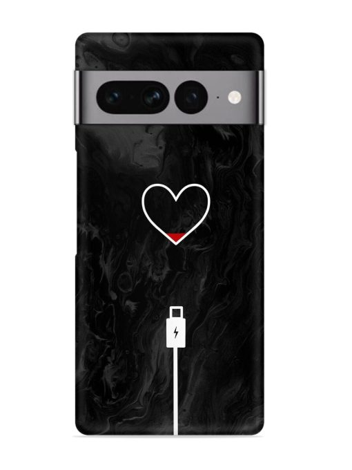 Heart Charging Vector Snap Case for Google Pixel 7 Pro Zapvi