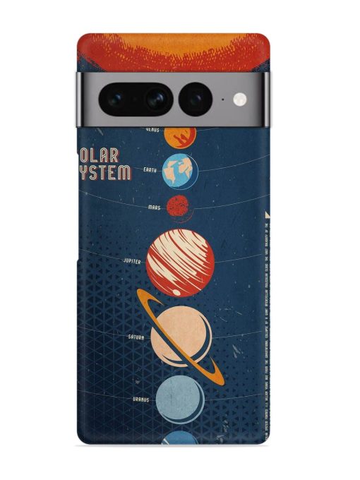 Solar System Vector Snap Case for Google Pixel 7 Pro Zapvi