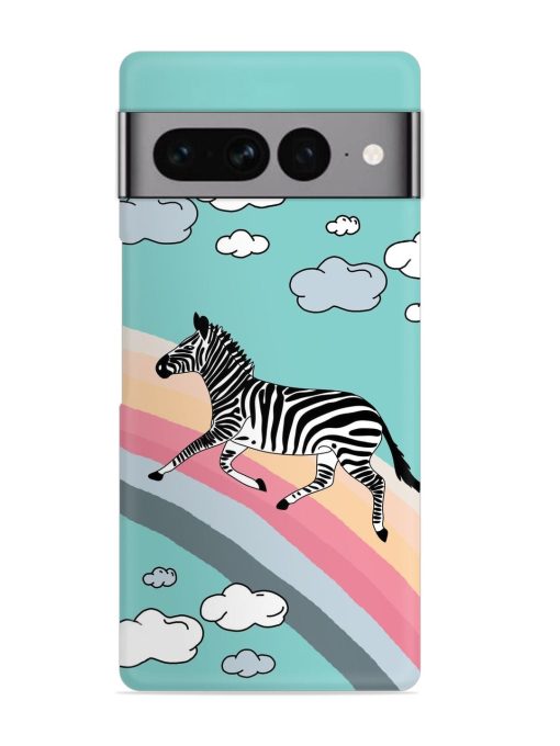 Running Zebra Snap Case for Google Pixel 7 Pro Zapvi