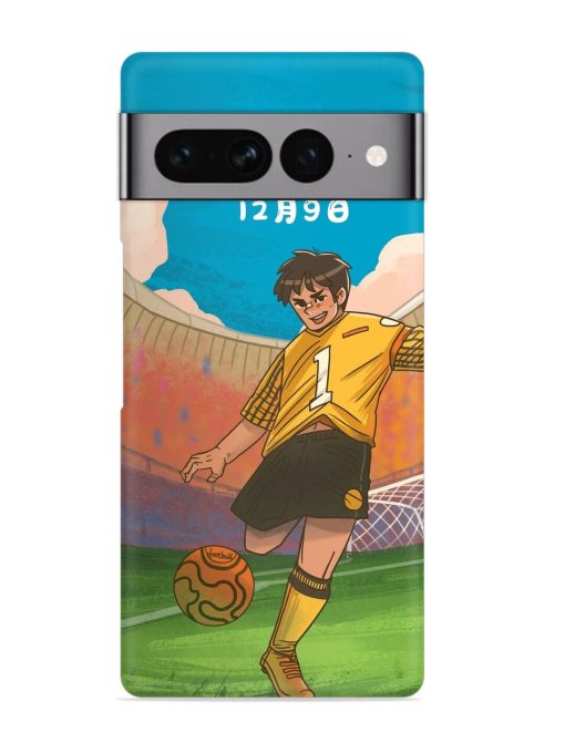 Soccer Kick Snap Case for Google Pixel 7 Pro Zapvi