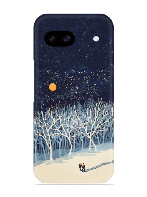 Full Moon Snowshoe Tour Snap Case for Google Pixel 8A Zapvi