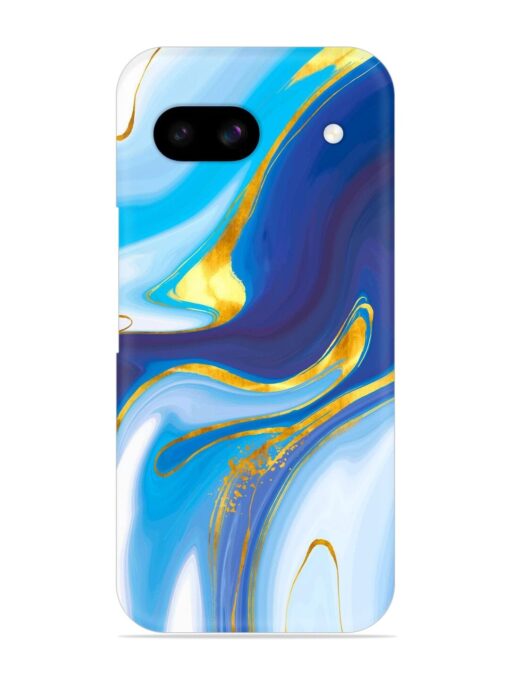 Watercolor Background With Golden Foil Snap Case for Google Pixel 8A