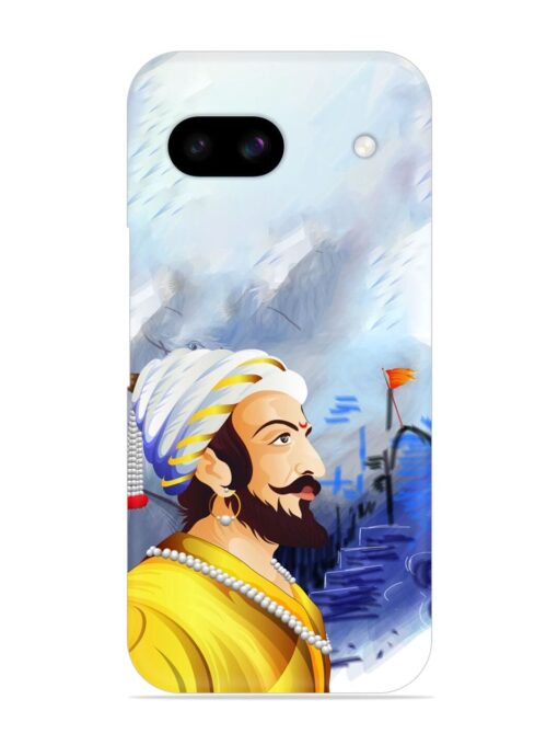 Shivaji Maharaj Color Paint Art Snap Case for Google Pixel 8A