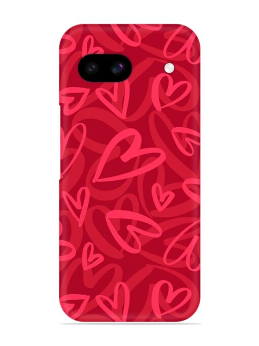 Seamless Romantic Pattern Snap Case for Google Pixel 8A Zapvi