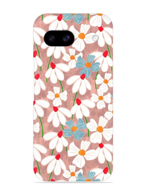 Abstract Petal Flowers Snap Case for Google Pixel 8A Zapvi