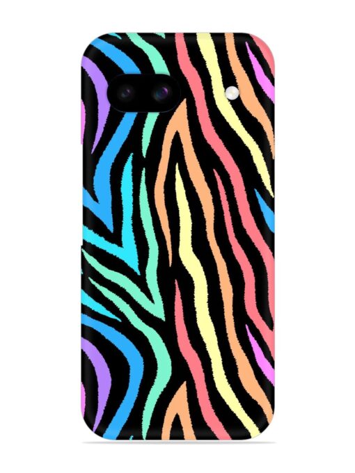 Colorful Abstract Zebra Snap Case for Google Pixel 8A