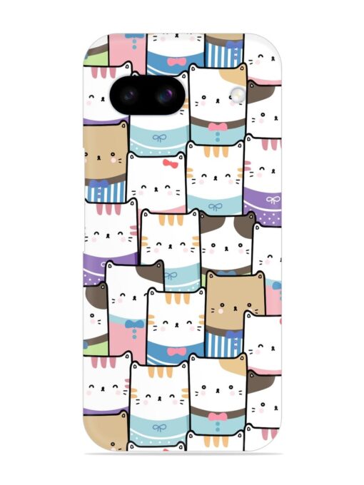 Cute Adorable Cat Snap Case for Google Pixel 8A