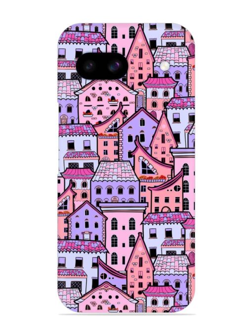 Seamless Pattern Houses Snap Case for Google Pixel 8A Zapvi