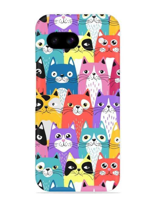 Funny Cartoon Cats Snap Case for Google Pixel 8A