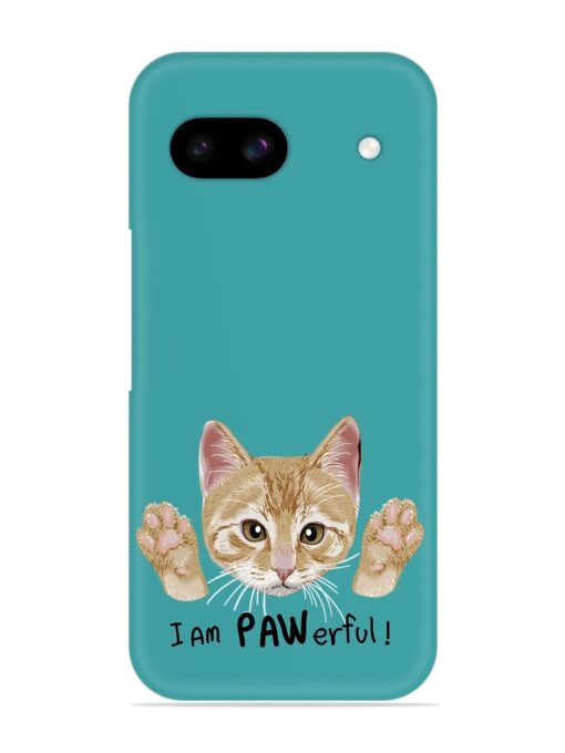 Typography Slogan Cat Snap Case for Google Pixel 8A Zapvi