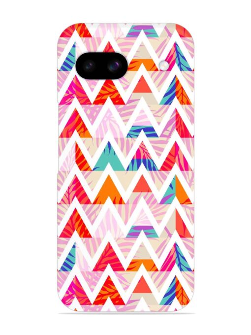 Abstract Triangle Background Snap Case for Google Pixel 8A Zapvi