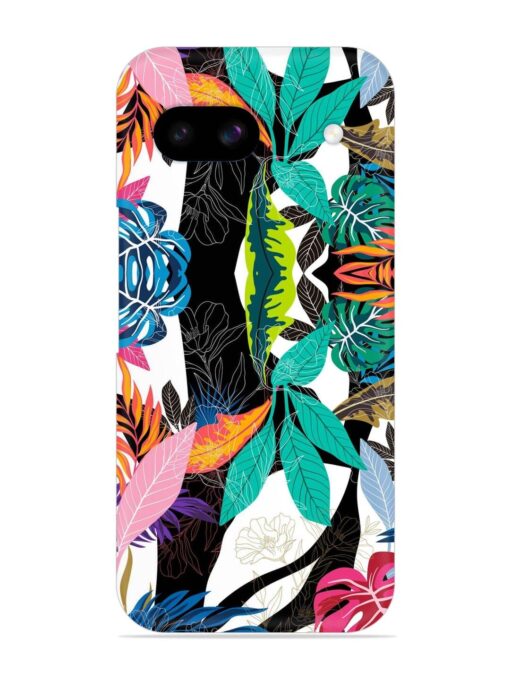 Floral Pattern Bright Snap Case for Google Pixel 8A