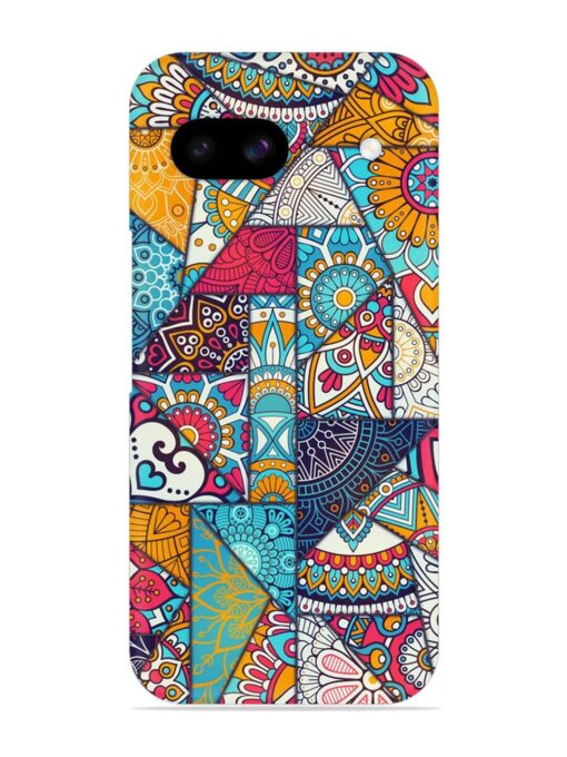 Patchwork Pattern Vintage Snap Case for Google Pixel 8A