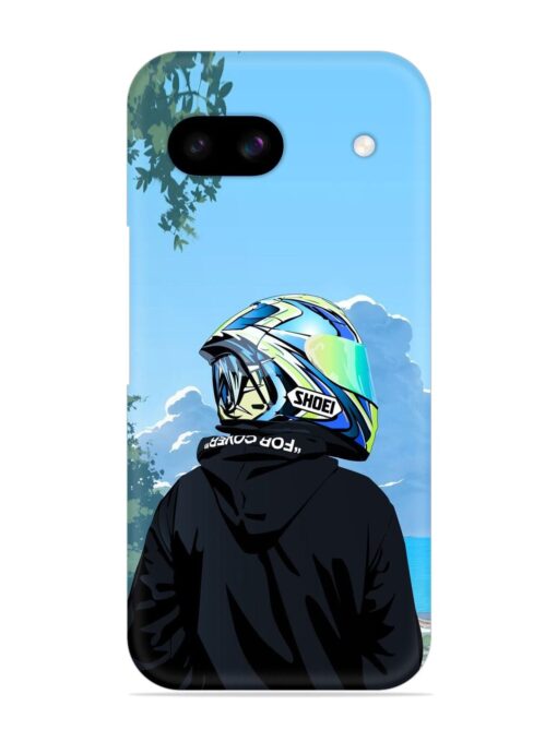 Rider With Helmet Snap Case for Google Pixel 8A