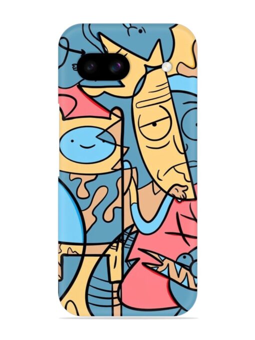 Silly Face Doodle Snap Case for Google Pixel 8A