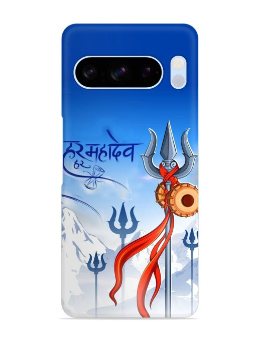 Har Har Mahadev Trishul Snap Case for Google Pixel 8 Pro Zapvi