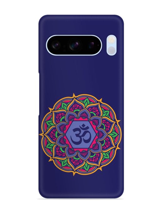 Om Mandala Art Blue Snap Case for Google Pixel 8 Pro