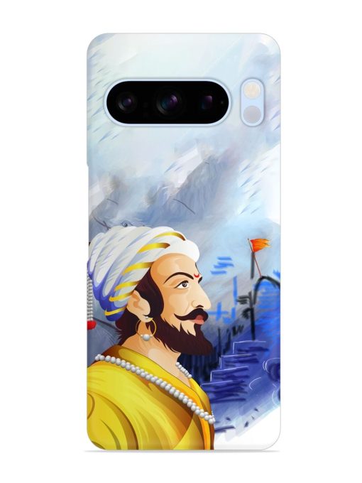 Shivaji Maharaj Color Paint Art Snap Case for Google Pixel 8 Pro Zapvi