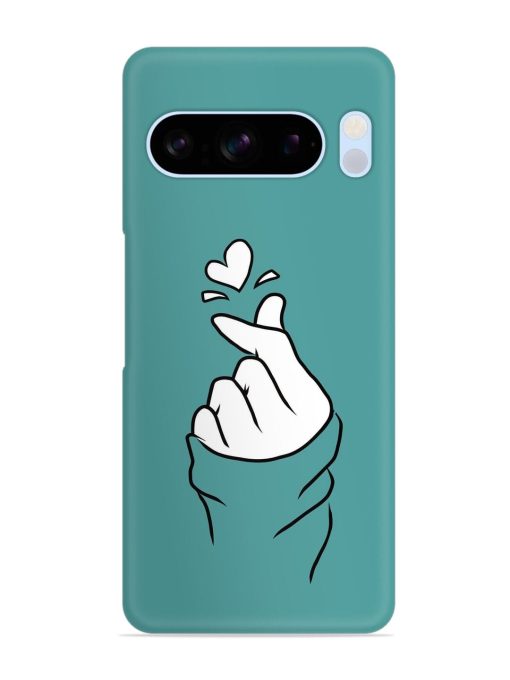 Korean Heart Sign Art Snap Case for Google Pixel 8 Pro Zapvi