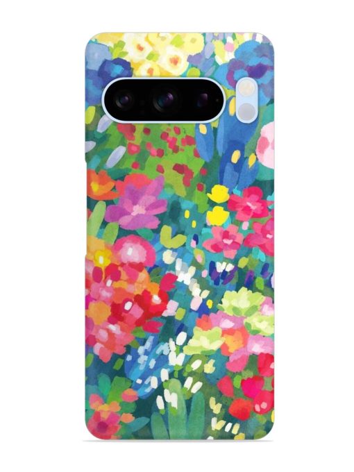 Watercolor Flower Art Snap Case for Google Pixel 8 Pro Zapvi