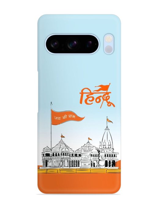 Ram Mandir Hindu Snap Case for Google Pixel 8 Pro Zapvi