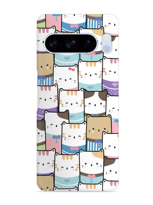 Cute Adorable Cat Snap Case for Google Pixel 8 Pro