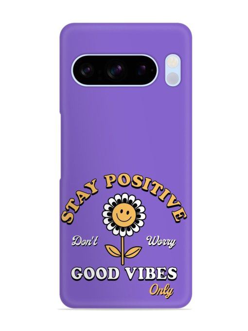 Retro Positive Flower Snap Case for Google Pixel 8 Pro Zapvi