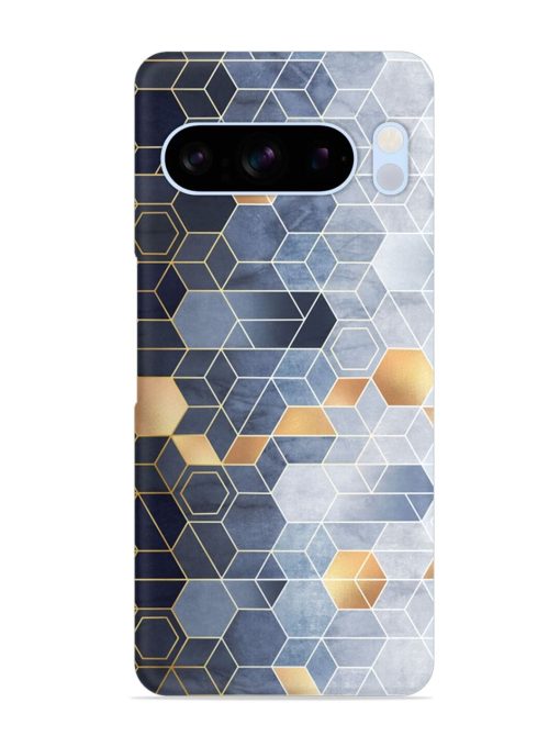 Geometric Abstraction Hexagons Snap Case for Google Pixel 8 Pro Zapvi