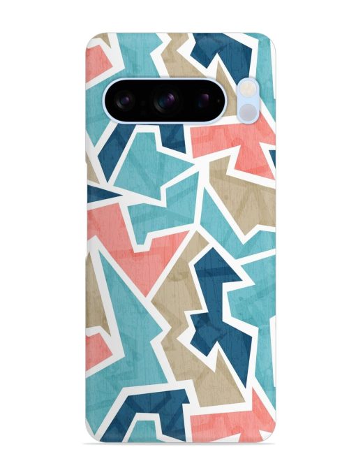 Vintage Geometric Triangle Snap Case for Google Pixel 8 Pro