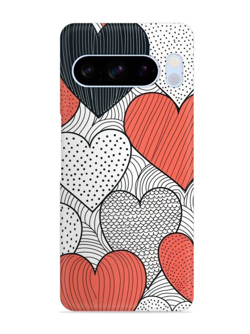 Girly Heart Seamless Snap Case for Google Pixel 8 Pro Zapvi