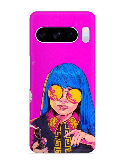 Aesthetic Anime Girl Snap Case for Google Pixel 8 Pro