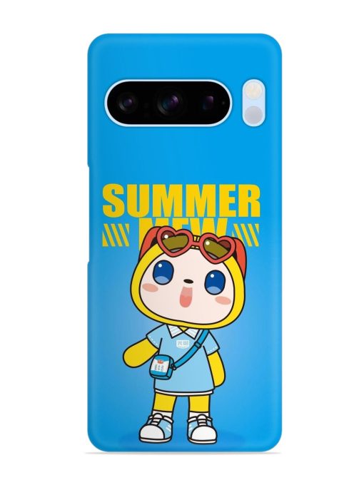 Summer Mew Cartoon Snap Case for Google Pixel 8 Pro Zapvi