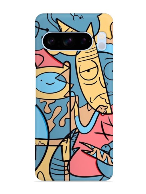 Silly Face Doodle Snap Case for Google Pixel 8 Pro Zapvi