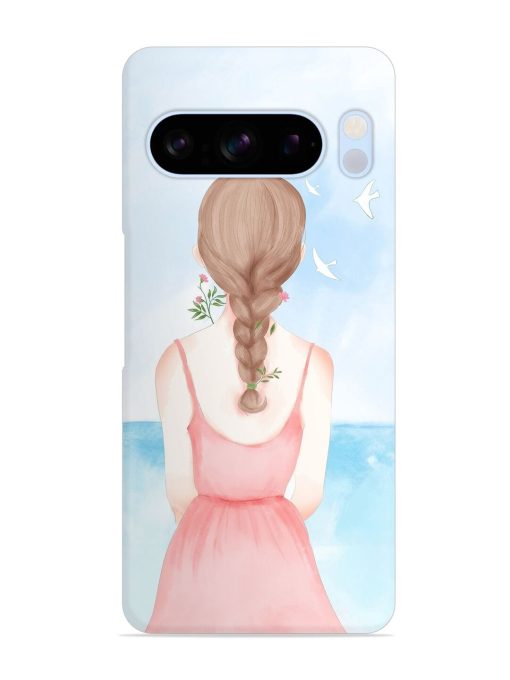 Watercolor Girl Vector Snap Case for Google Pixel 8 Pro Zapvi