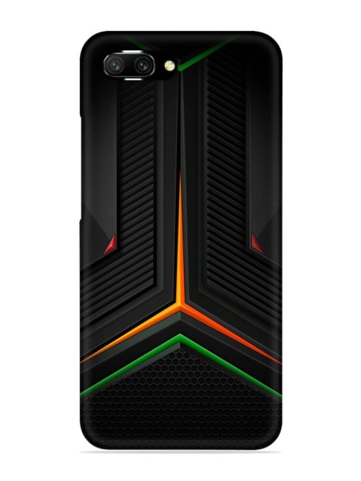 Orange Triangle Light Snap Case for Honor 10 Zapvi