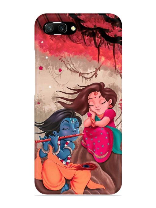 Radhe Krishna Water Art Snap Case for Honor 10 Zapvi