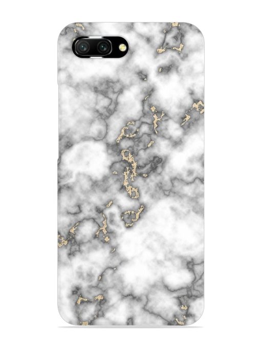 Gray And Gold Marble Snap Case for Honor 10 Zapvi