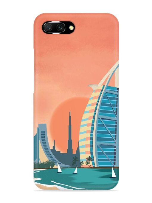 Dubai Architectural Scenery Snap Case for Honor 10 Zapvi