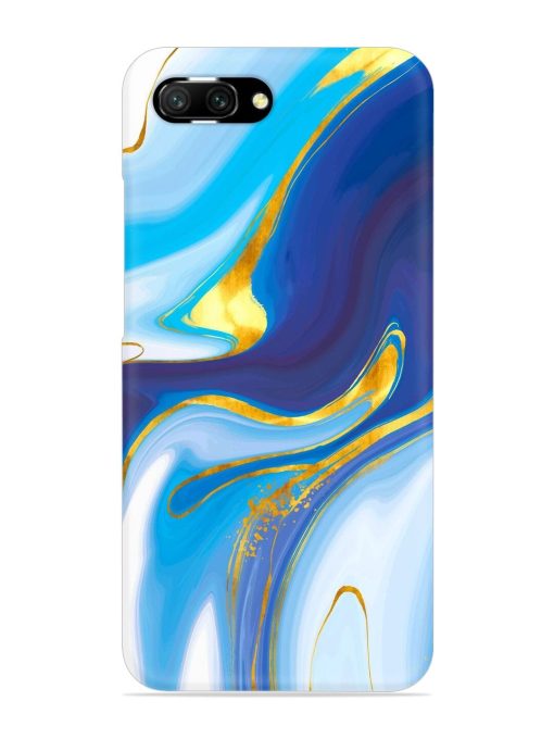 Watercolor Background With Golden Foil Snap Case for Honor 10 Zapvi