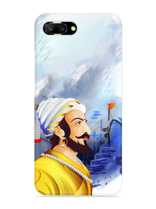 Shivaji Maharaj Color Paint Art Snap Case for Honor 10 Zapvi