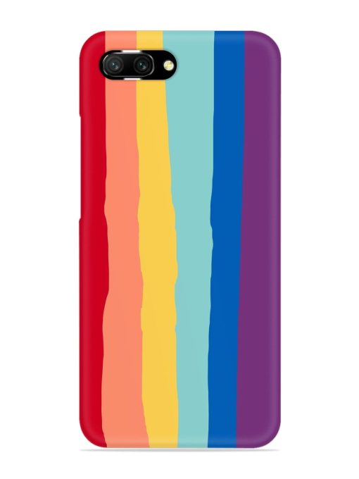 Rainbow Genuine Liquid Snap Case for Honor 10 Zapvi