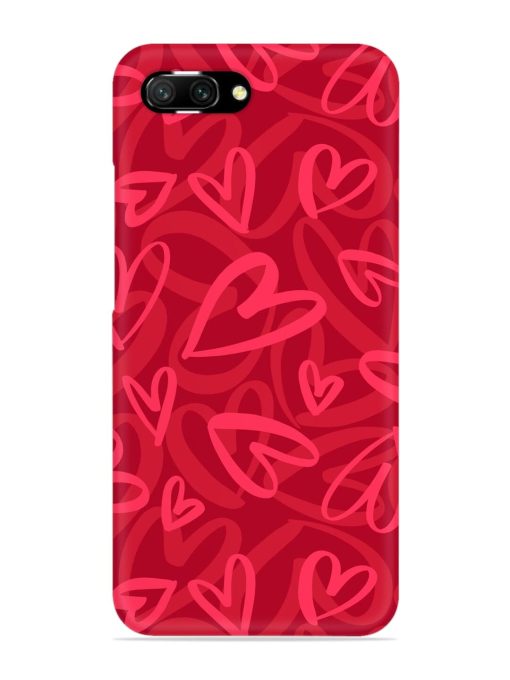 Seamless Romantic Pattern Snap Case for Honor 10