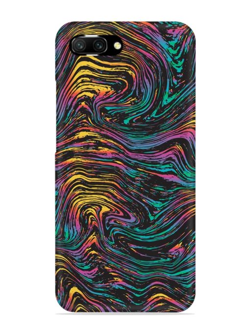 Abstract Liquid Colors Snap Case for Honor 10