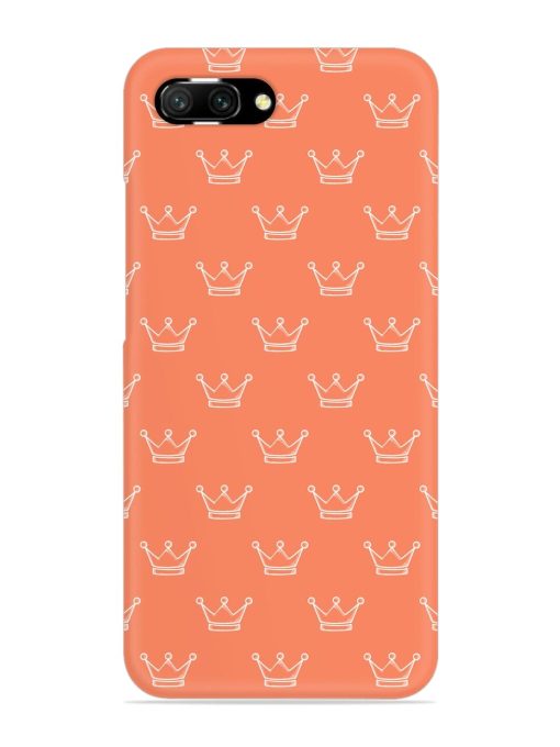 Hand Drawn Crown Snap Case for Honor 10 Zapvi