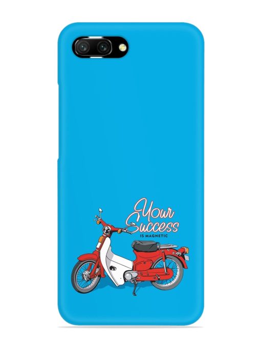 Motorcycles Image Vector Snap Case for Honor 10 Zapvi