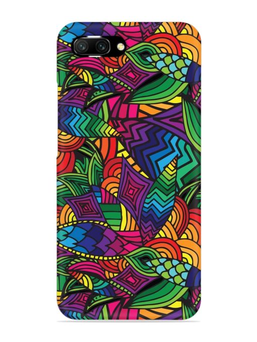 Abstract Multicolor Seamless Snap Case for Honor 10 Zapvi