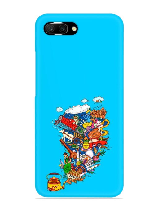 Vector Design Indian Snap Case for Honor 10 Zapvi