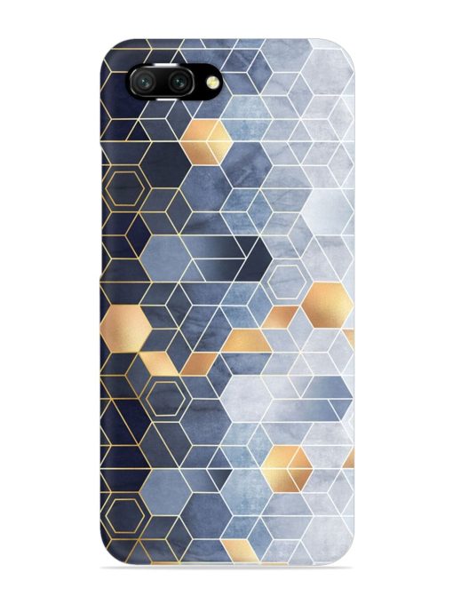 Geometric Abstraction Hexagons Snap Case for Honor 10 Zapvi