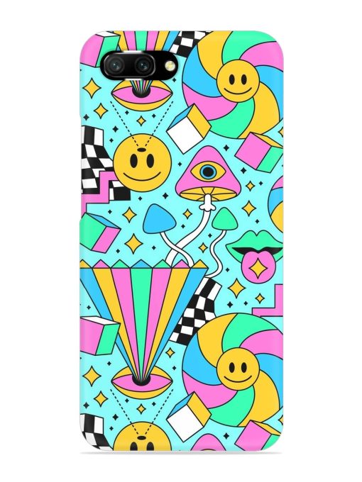 Trippy Rainbow 60S Snap Case for Honor 10 Zapvi