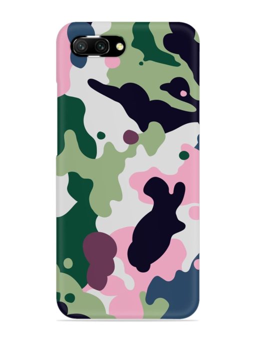 Seamless Funky Camouflage Snap Case for Honor 10